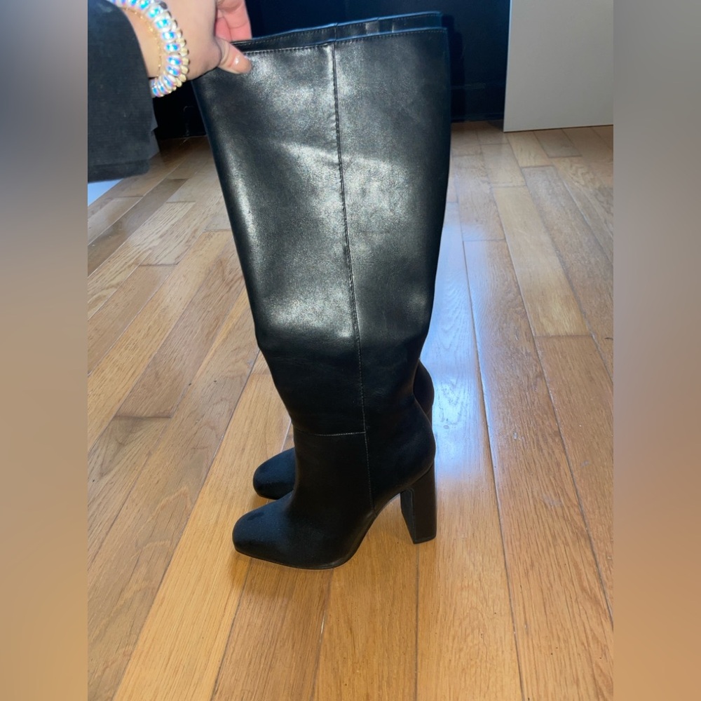 Steve Madden Knee High Black Boots
